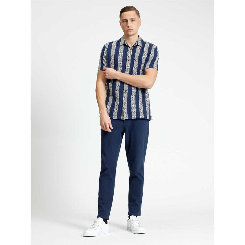 Ben Sherman Block Geo Jacquard Stripe Shirt image number 3
